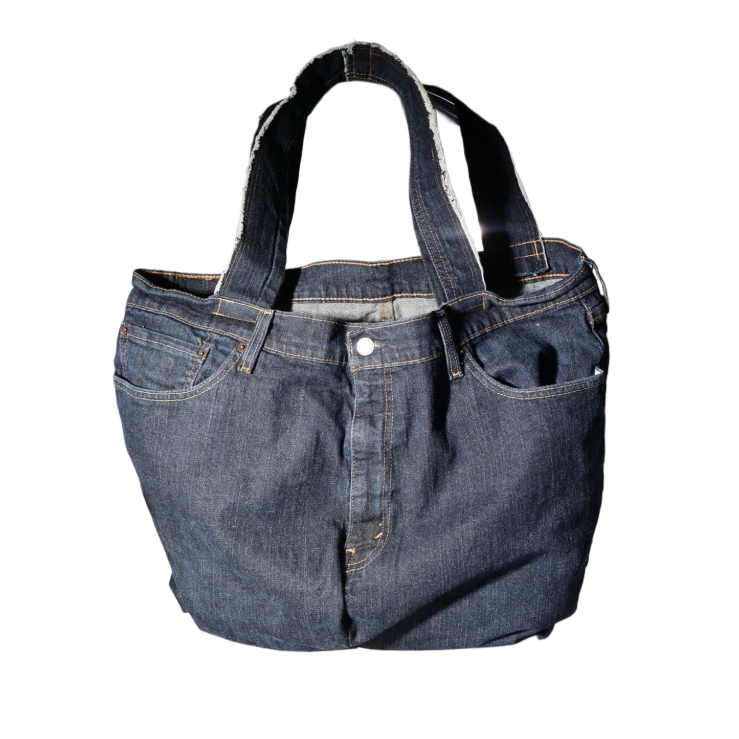 The Oversized Upcycled Denim Tote