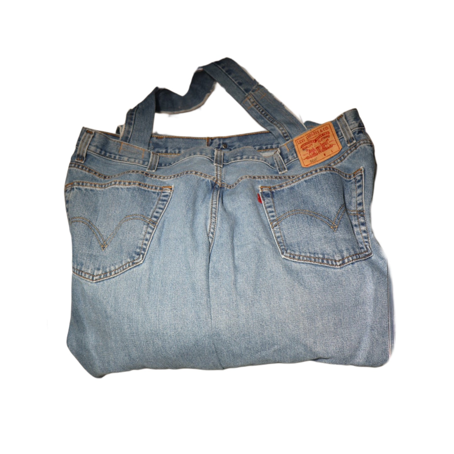 The Oversized Upcycled Denim Tote