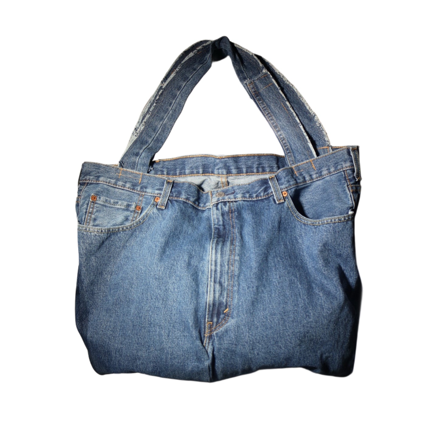 The Oversized Upcycled Denim Tote