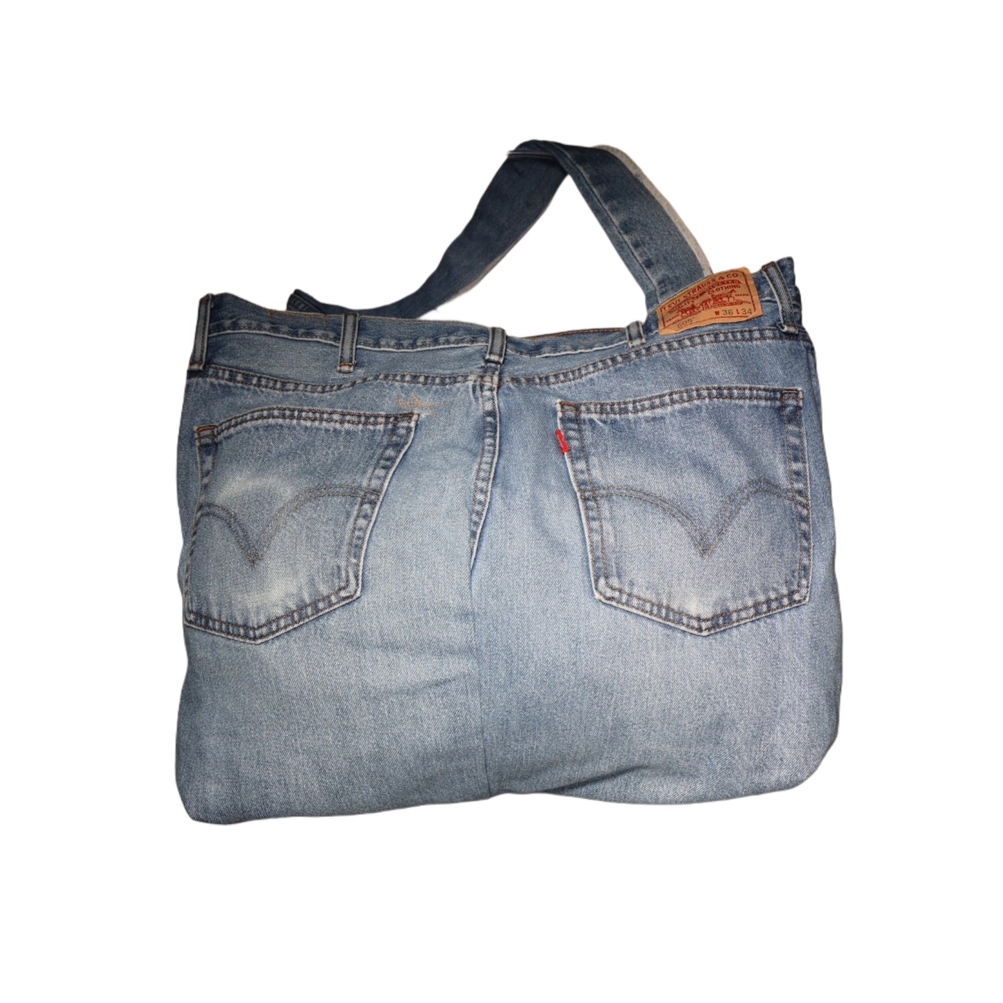 The Oversized Upcycled Denim Tote