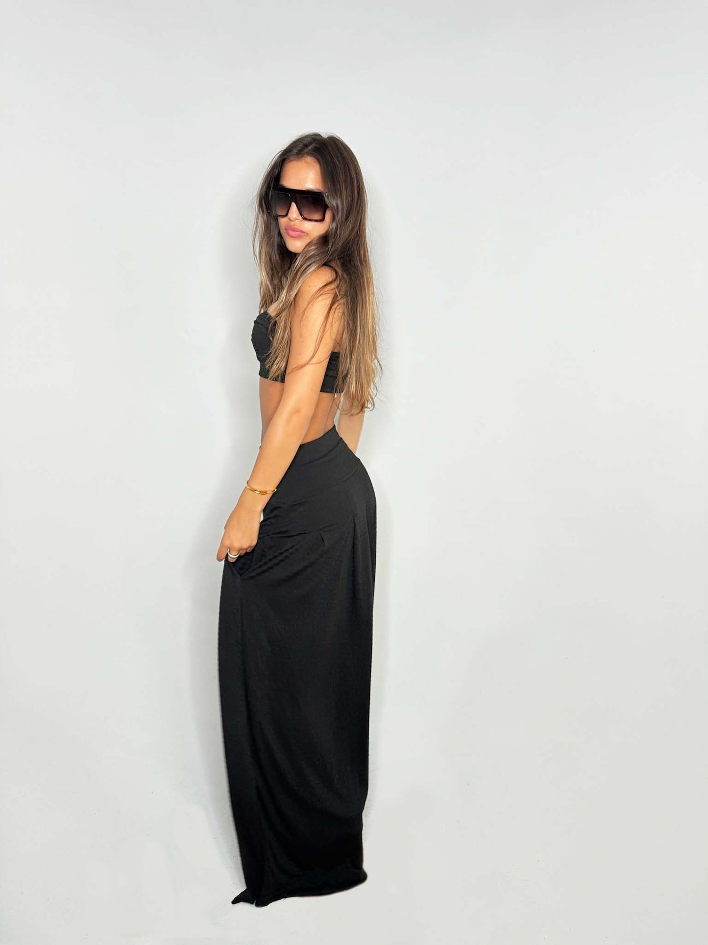 Bandeau Top & Caco Pant Set