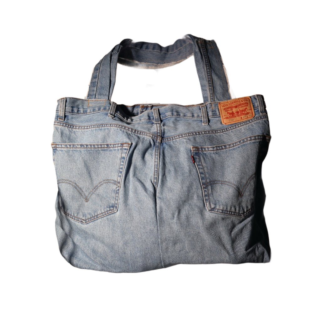 The Oversized Upcycled Denim Tote