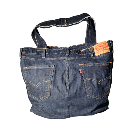 The Oversized Upcycled Denim Tote