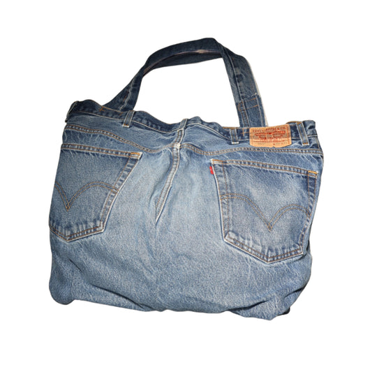 The Oversized Upcycled Denim Tote