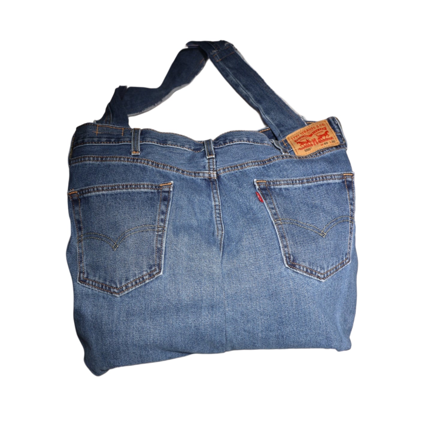 The Oversized Upcycled Denim Tote